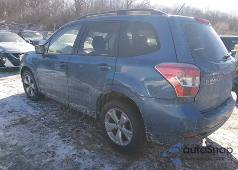 2015 Subaru Forester 2.5I Premium из США, поврежденный, VIN JF2SJADC2FH828062